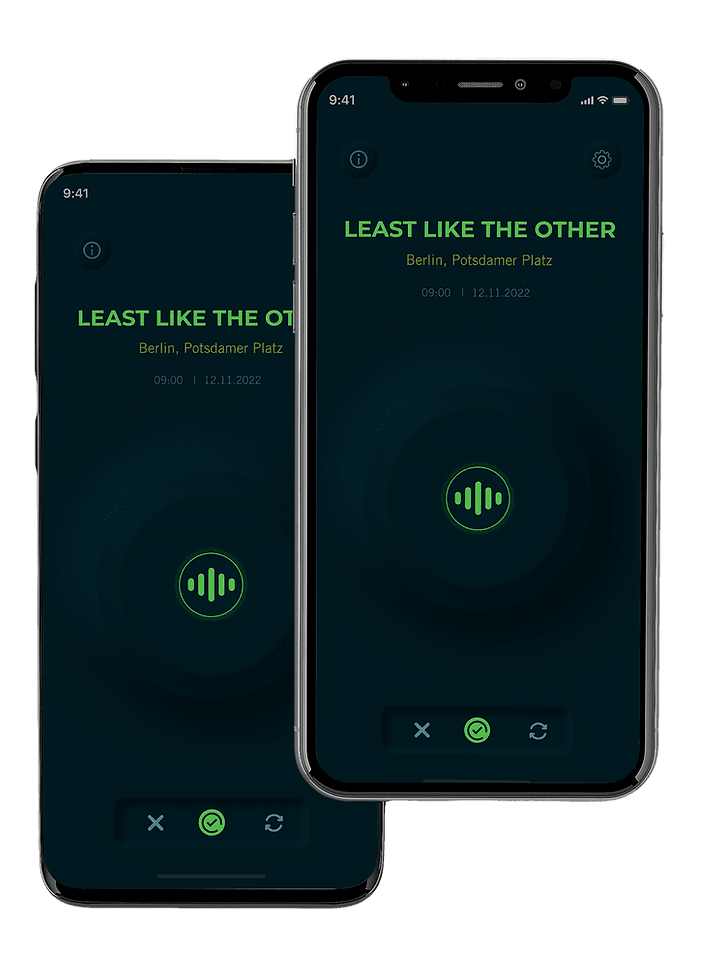 ISOLDE mobile app on iPhone and Android devices